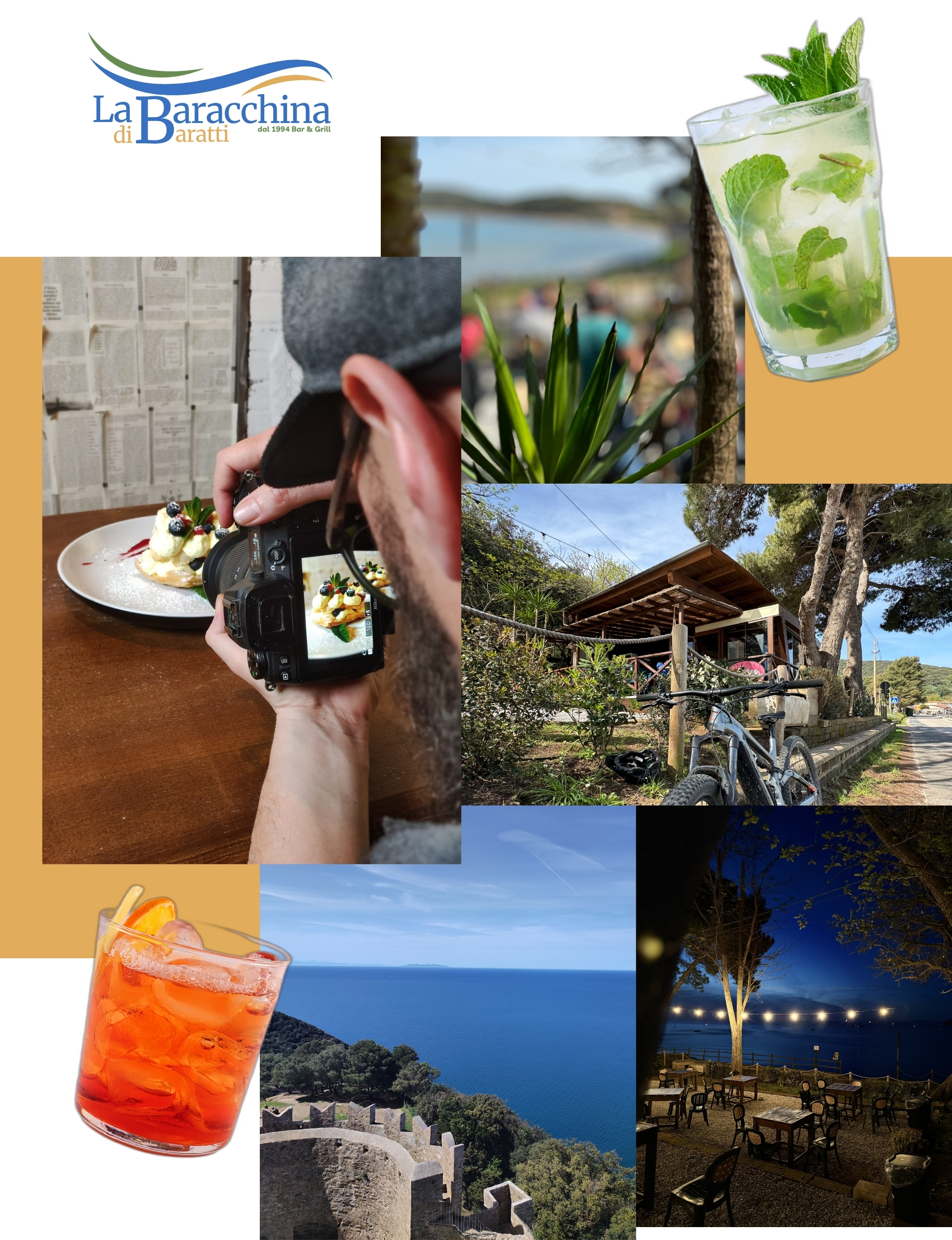 Per La Baracchina abbiamo realizzato uno shooting foto, video e drone così da esaltare la location, il territorio e il senso "di casa"